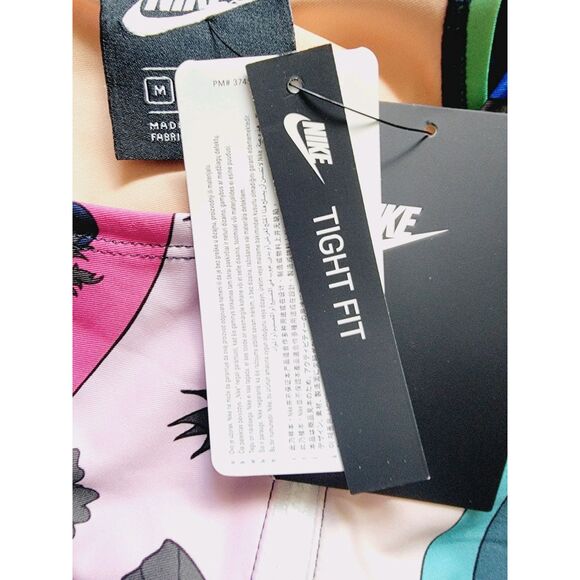 Nike M Women's Bodysuit Swimsuit Graphic Multicolor Slvless Hig‎ Neck Zip NWT - Picture 7 of 11